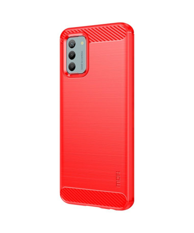Coque Nokia G42 MOFI Effet Brossé Rouge - photo 8