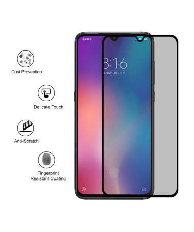 Xiaomi Mi 9 - Verre trempé et filtre de confidentialité