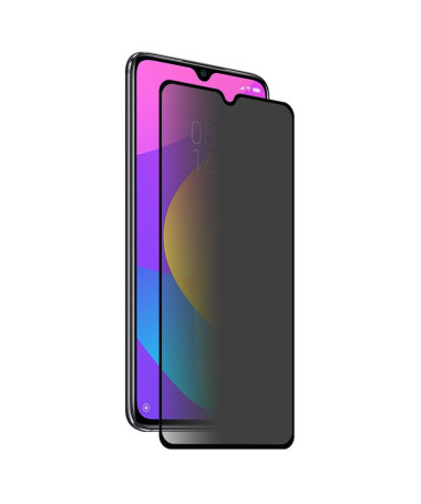 Xiaomi Mi 9 Lite - Protection d'écran verre trempé et filtre de confidentialité