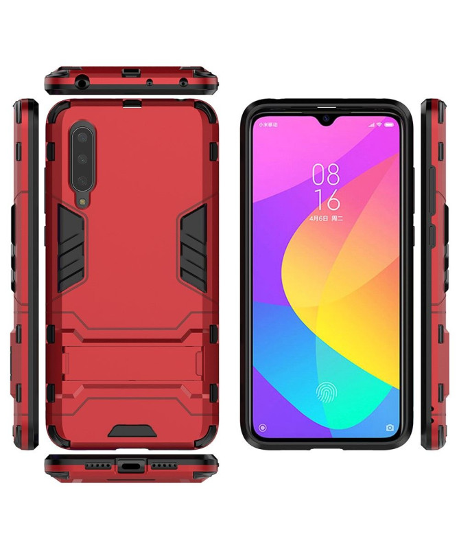 Coque Xiaomi Mi 9 Lite cool guard antichoc avec support intégré