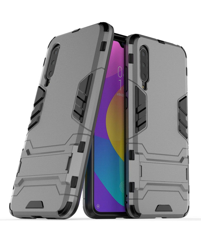Coque Xiaomi Mi 9 Lite cool guard antichoc avec support intégré