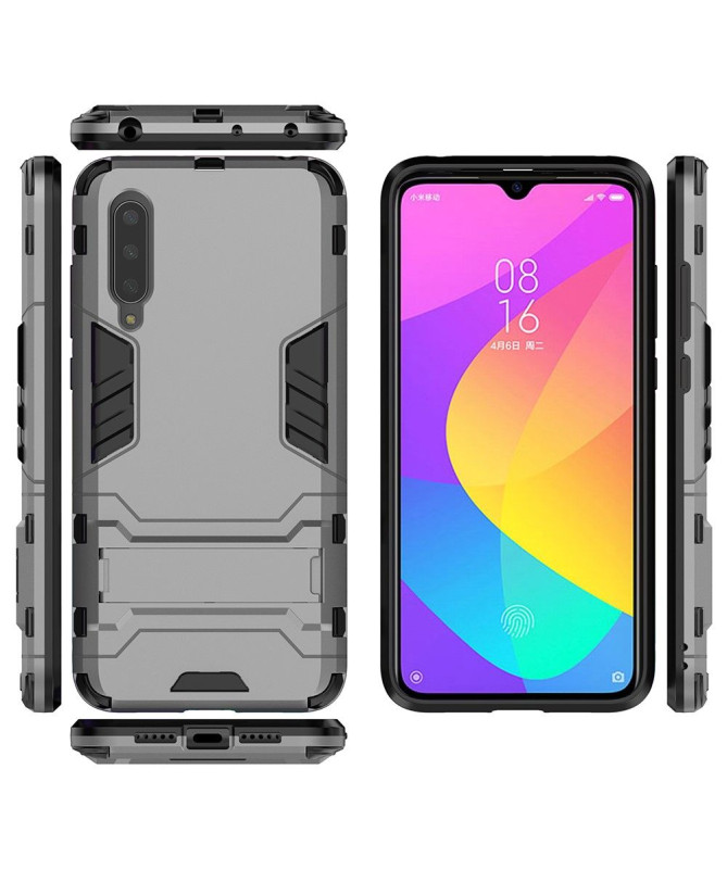 Coque Xiaomi Mi 9 Lite cool guard antichoc avec support intégré