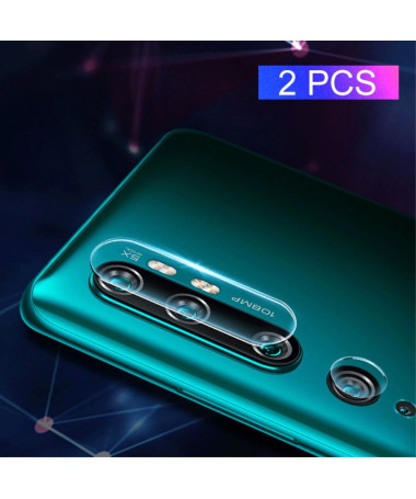 Xiaomi Mi Note 10 / Note 10 Pro - 2 films en verre trempé pour objectif camera arrière