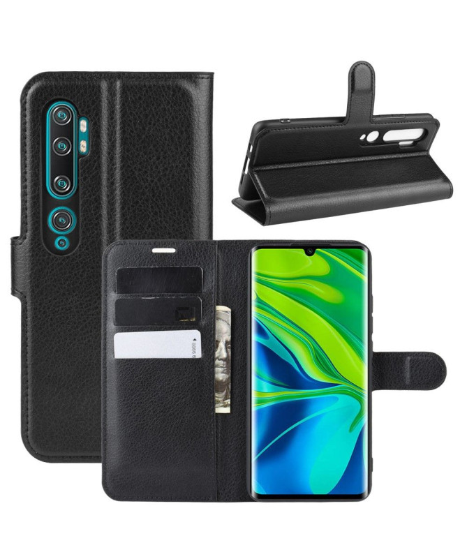 Housse Xiaomi Mi Note 10 / Note 10 Pro style cuir portefeuille