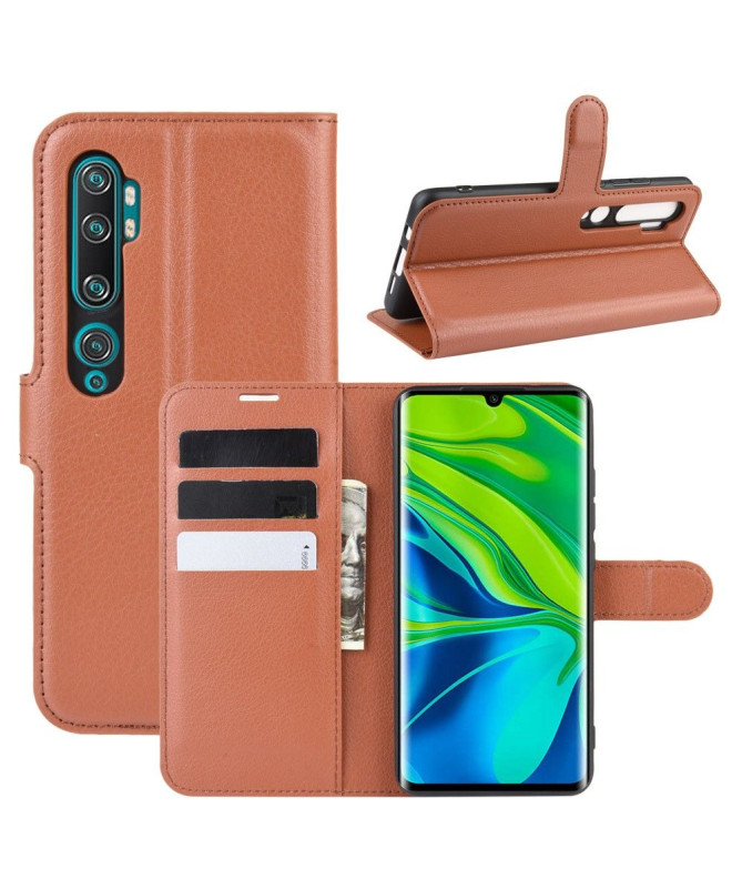 Housse Xiaomi Mi Note 10 / Note 10 Pro style cuir portefeuille