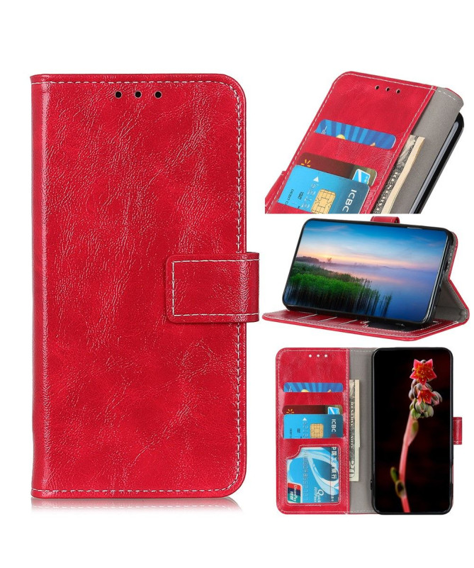 Housse Xiaomi Mi 10 / Mi 10 Pro effet cuir luxueux coutures