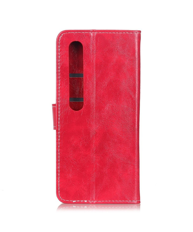 Housse Xiaomi Mi 10 / Mi 10 Pro effet cuir luxueux coutures