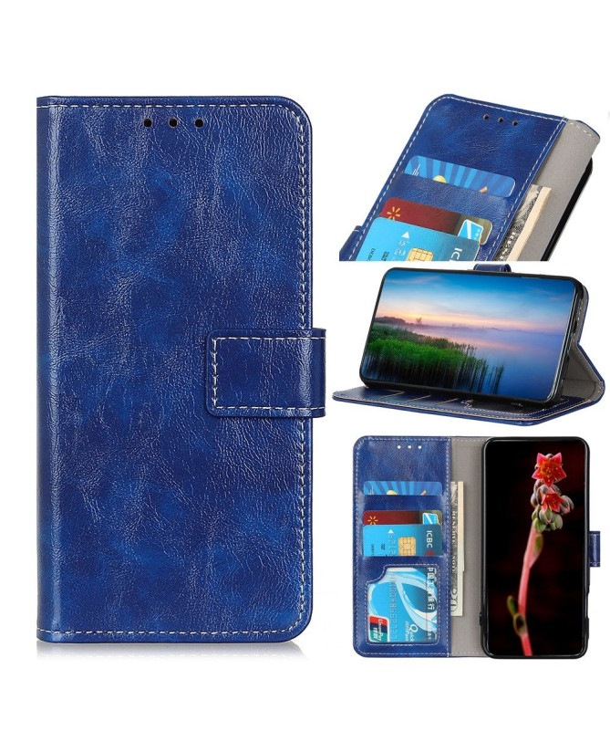 Housse Xiaomi Mi 10 / Mi 10 Pro effet cuir luxueux coutures