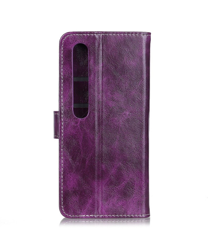 Housse Xiaomi Mi 10 / Mi 10 Pro effet cuir luxueux coutures