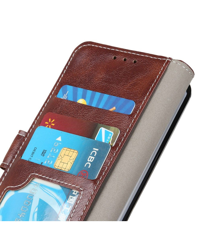 Housse Xiaomi Mi 10 / Mi 10 Pro effet cuir luxueux coutures