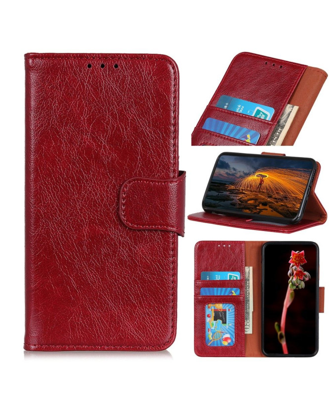 Housse Xiaomi Mi 10 imitation cuir nappa