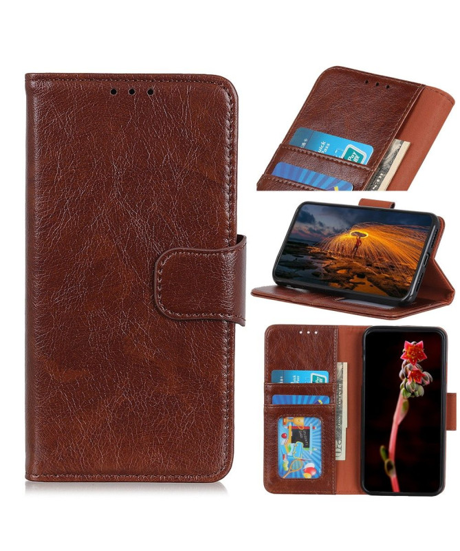 Housse Xiaomi Mi 10 imitation cuir nappa