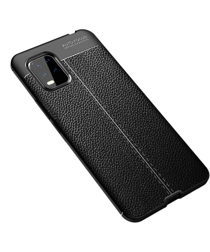 Coque Xiaomi Mi 10 Lite Gel Finition Simili Cuir