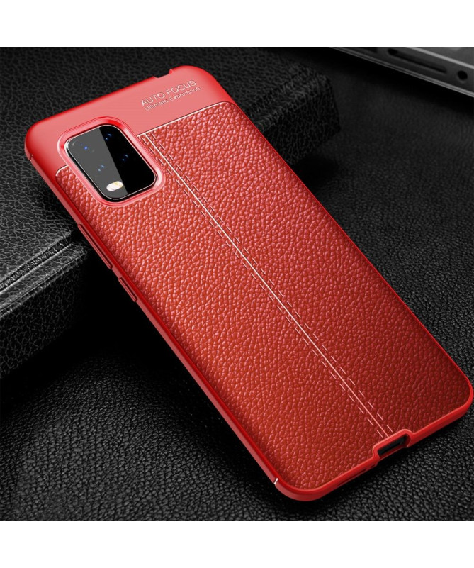 Coque Xiaomi Mi 10 Lite Gel Finition Simili Cuir