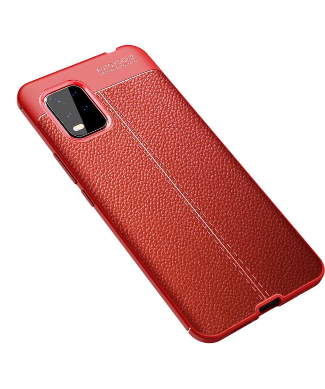 Coque Xiaomi Mi 10 Lite Gel Finition Simili Cuir