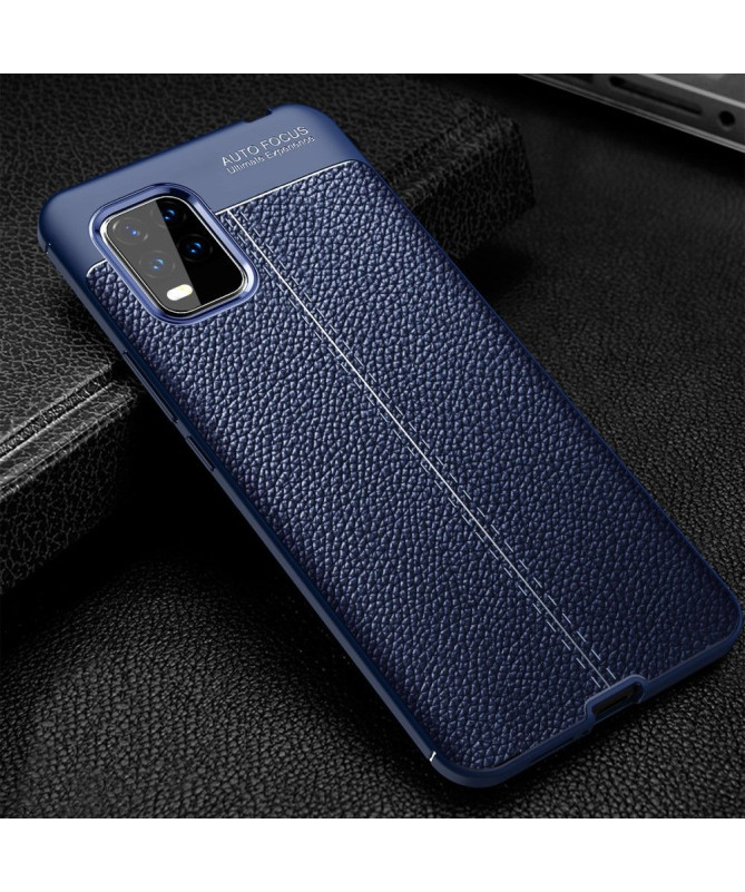 Coque Xiaomi Mi 10 Lite Gel Finition Simili Cuir