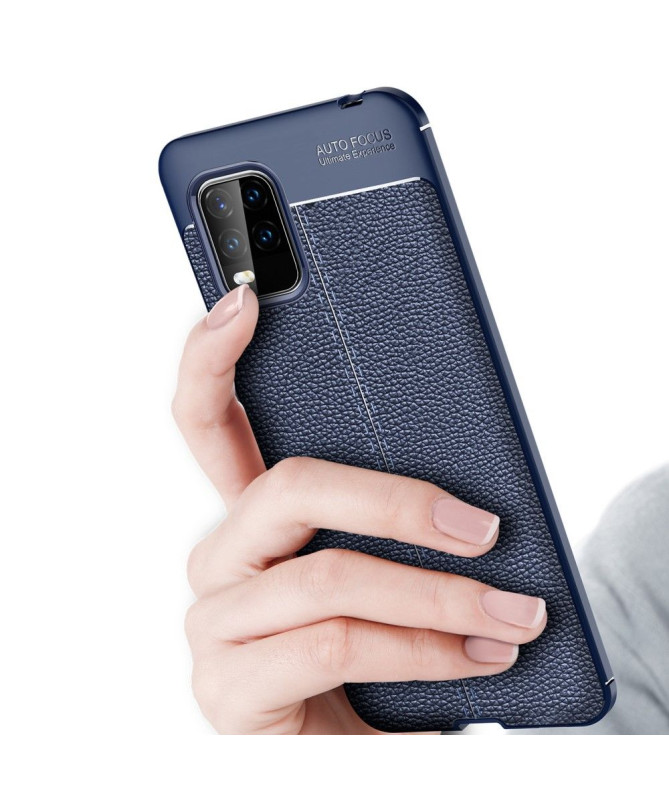 Coque Xiaomi Mi 10 Lite Gel Finition Simili Cuir
