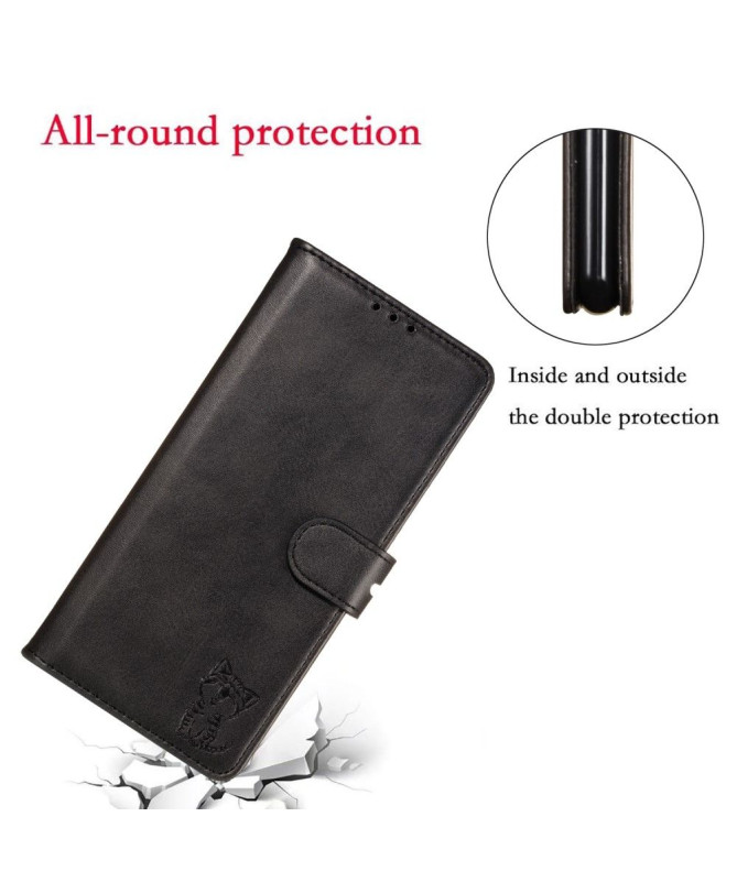 Housse Xiaomi Mi 10 Pro Chaton effet cuir mat