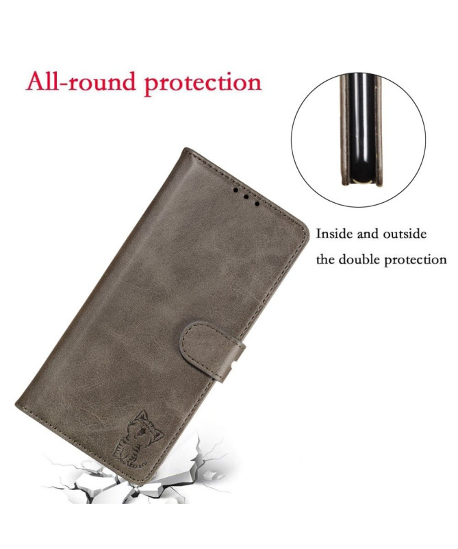 Housse Xiaomi Mi 10 Pro Chaton effet cuir mat
