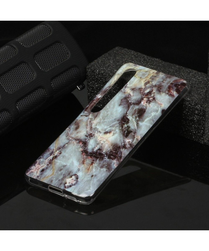 Coque Xiaomi Mi 10 Marbre en Silicone