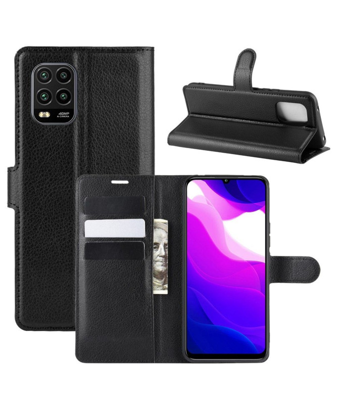 Housse Xiaomi Mi 10 Lite portefeuille effet cuir