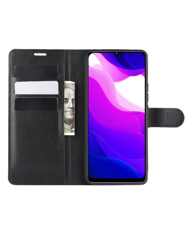 Housse Xiaomi Mi 10 Lite portefeuille effet cuir