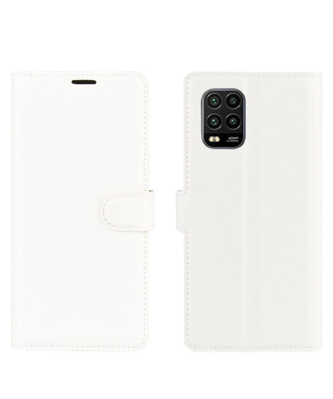 Housse Xiaomi Mi 10 Lite portefeuille effet cuir