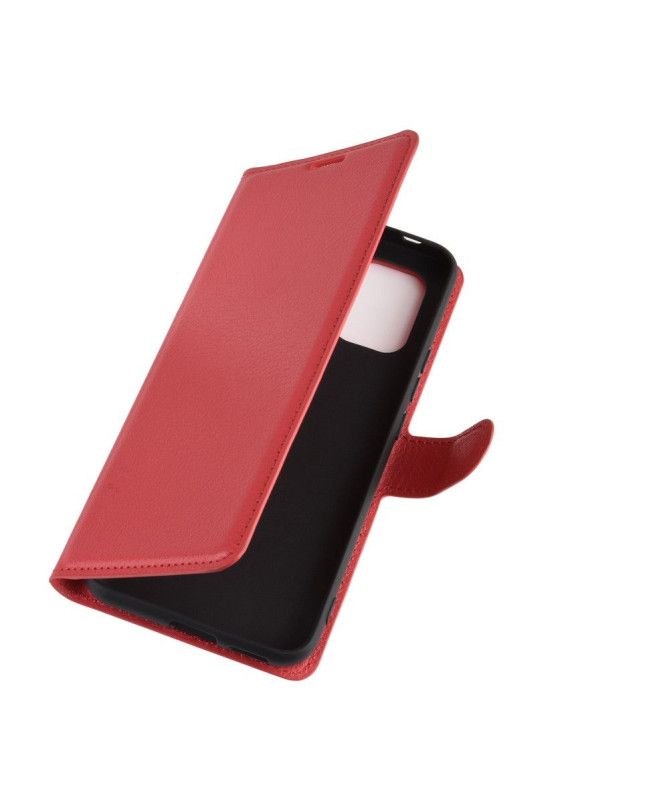 Housse Xiaomi Mi 10 Lite portefeuille effet cuir