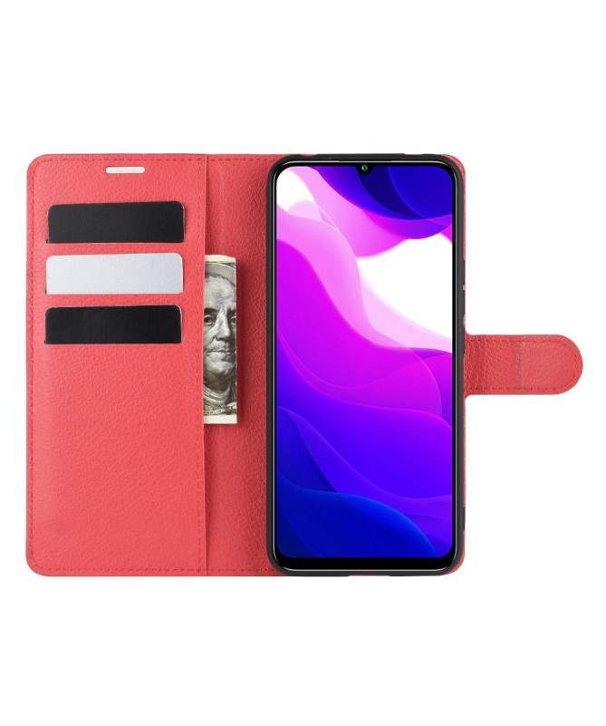 Housse Xiaomi Mi 10 Lite portefeuille effet cuir