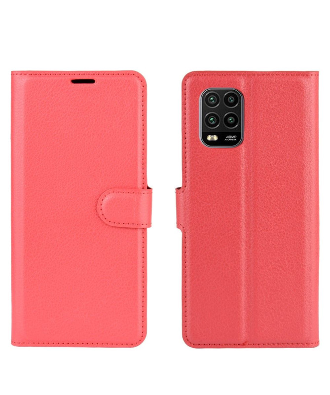 Housse Xiaomi Mi 10 Lite portefeuille effet cuir