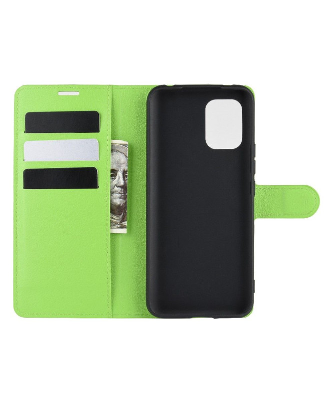 Housse Xiaomi Mi 10 Lite portefeuille effet cuir