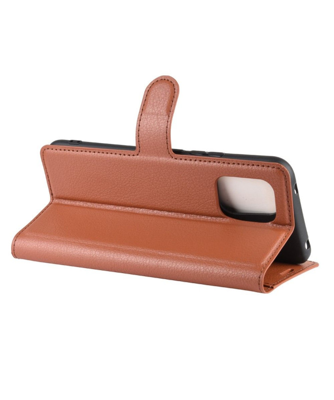 Housse Xiaomi Mi 10 Lite portefeuille effet cuir