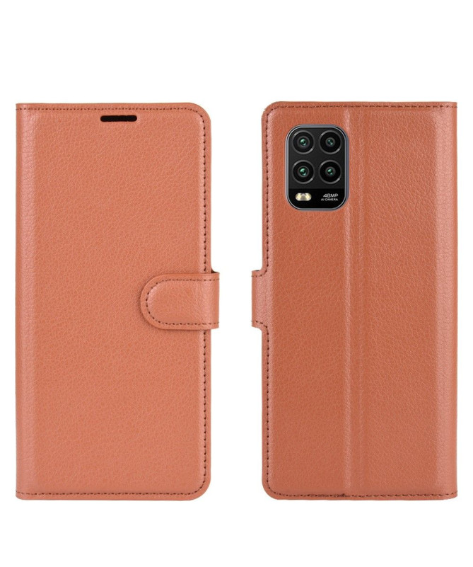 Housse Xiaomi Mi 10 Lite portefeuille effet cuir