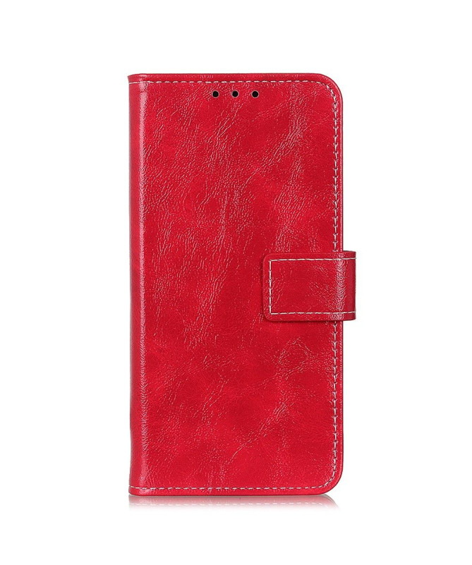 Étui Xiaomi Mi Note 10 Lite effet cuir luxueux coutures