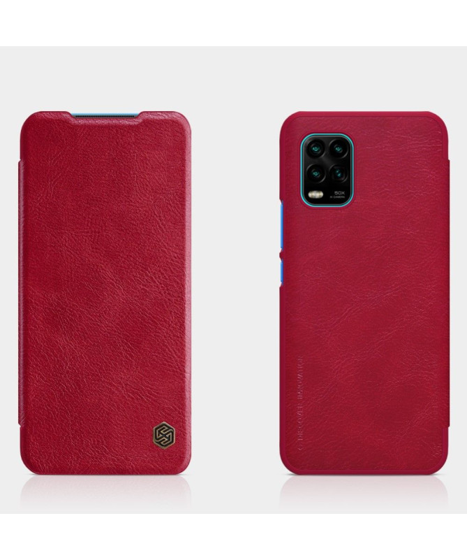 Housse Xiaomi Mi 10 Lite NILLKIN Qin simili cuir