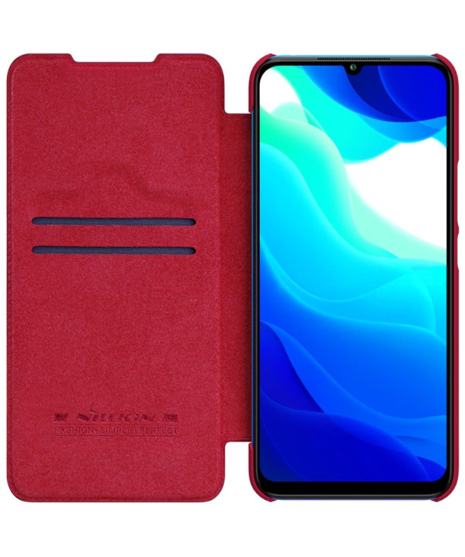 Housse Xiaomi Mi 10 Lite NILLKIN Qin simili cuir