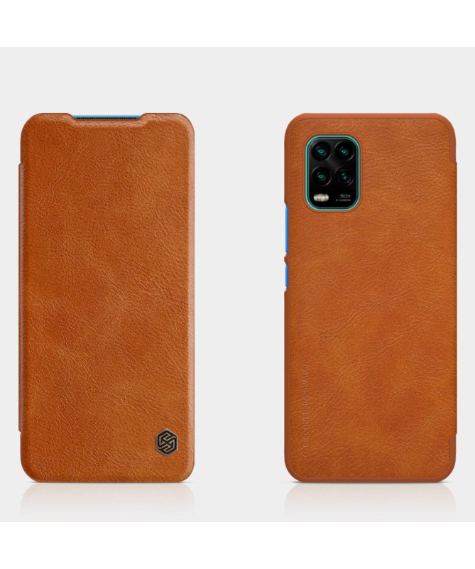 Housse Xiaomi Mi 10 Lite NILLKIN Qin simili cuir