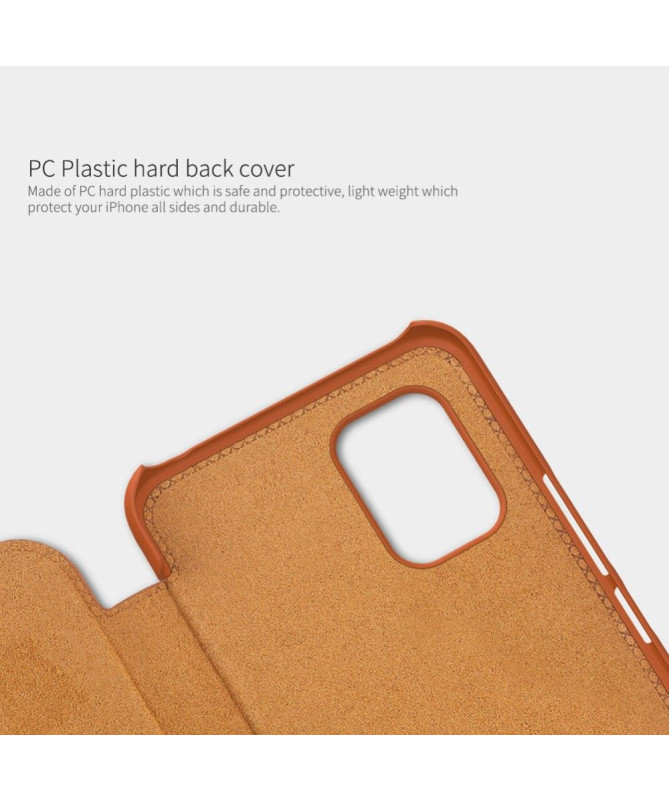 Housse Xiaomi Mi 10 Lite NILLKIN Qin simili cuir