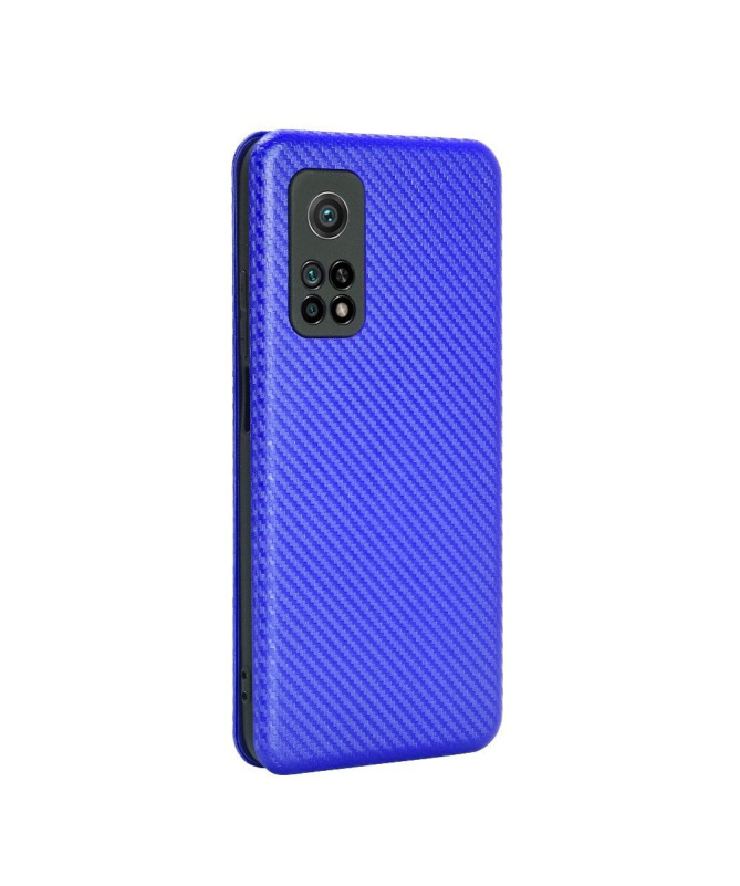Housse Xiaomi Mi 10T / 10T Pro simili cuir style fibre de carbone