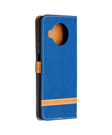 Housse Xiaomi Mi 10T Lite revêtement tissu Bleu - photo 9