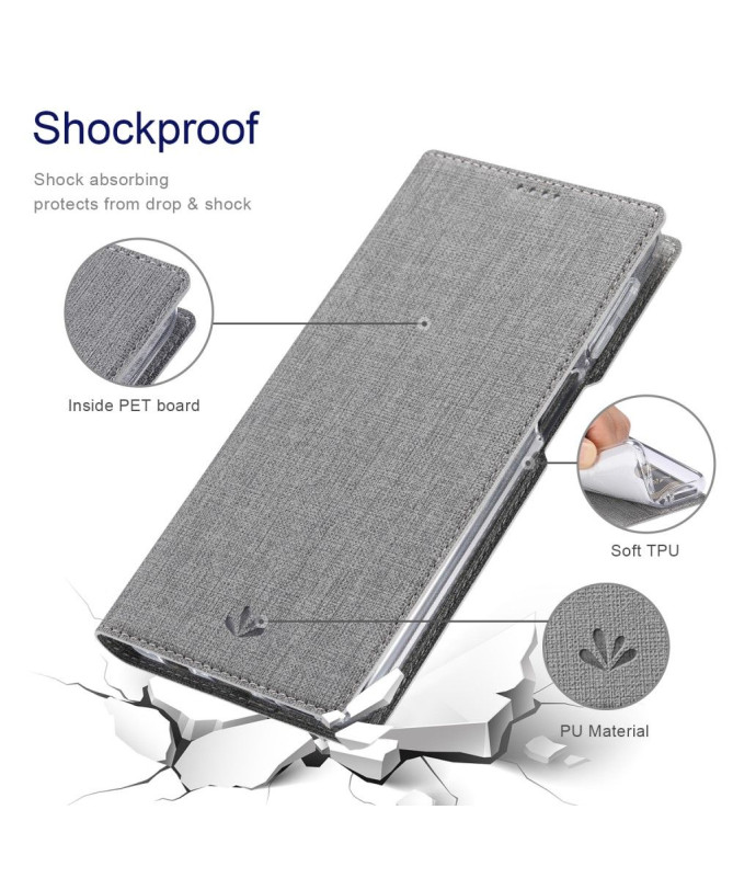 Housse Xiaomi Mi 10T Lite croisillons fonction support