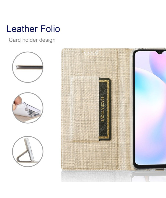 Housse Xiaomi Mi 10T Lite croisillons fonction support