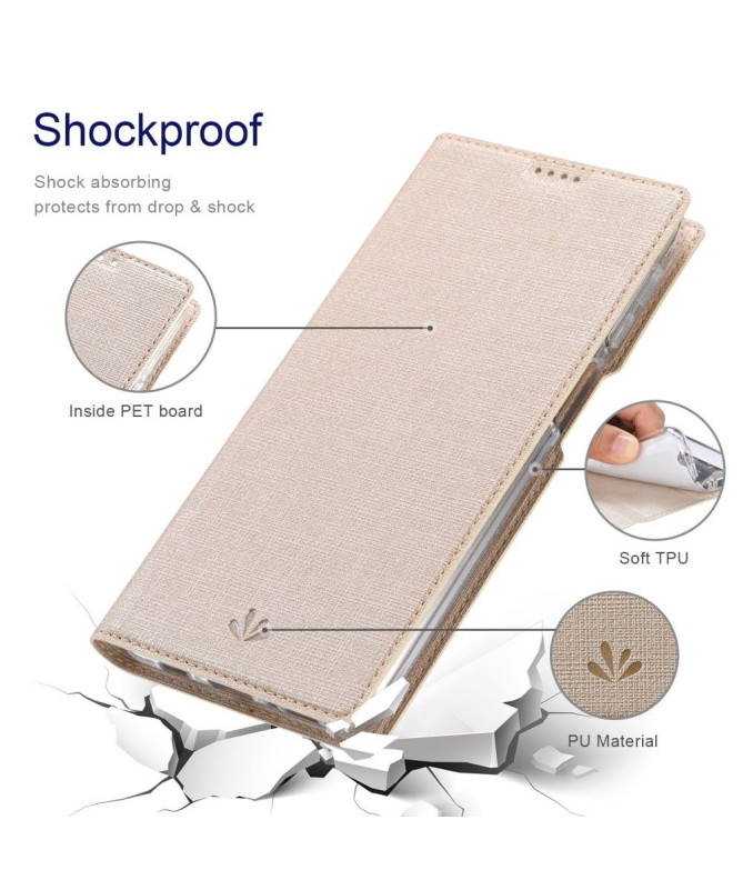 Housse Xiaomi Mi 10T Lite croisillons fonction support