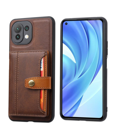 Coque Xiaomi 11 Lite 5G NE / Mi 11 Lite / Lite 5G effet cuir avec multi compartiments