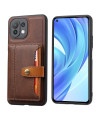 Coque Xiaomi 11 Lite 5G NE / Mi 11 Lite / Lite 5G effet cuir avec multi compartiments