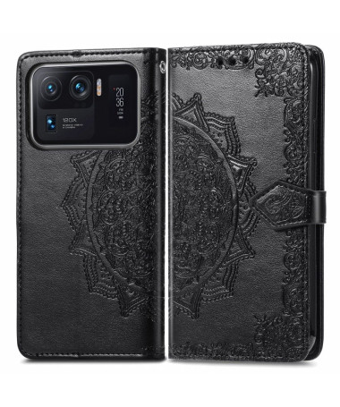 Housse Xiaomi Mi 11 Ultra Mandala relief en simili cuir