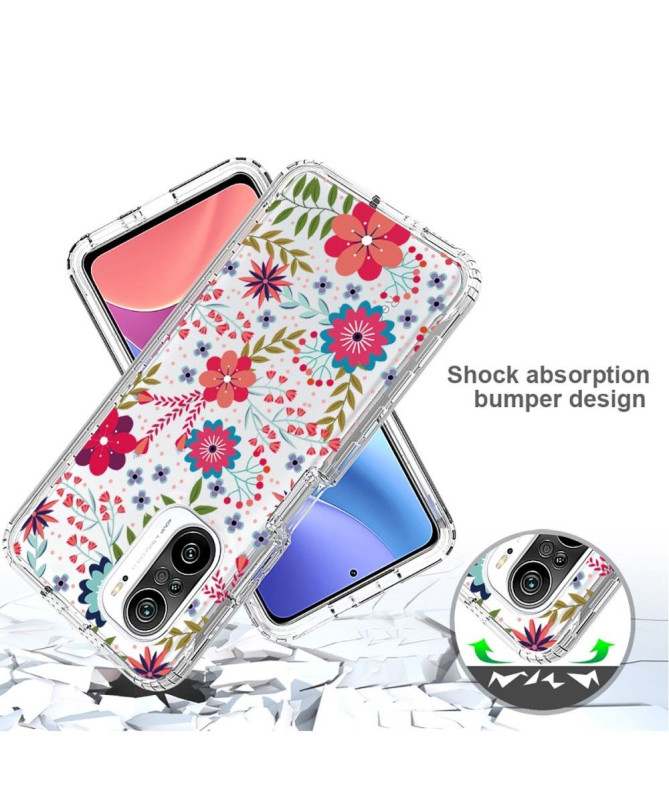 Coque Xiaomi Mi 11i / Poco F3 Fleurs et Feuilles