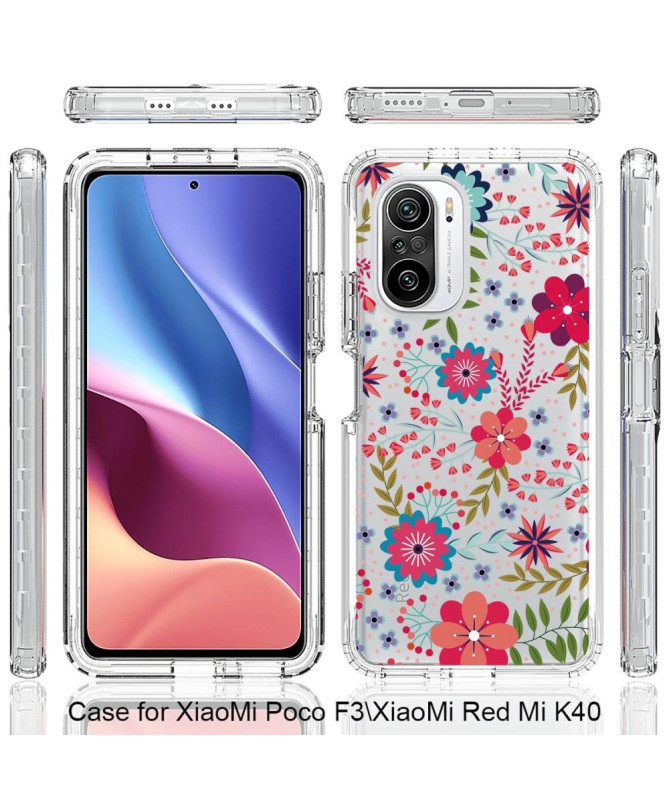 Coque Xiaomi Mi 11i / Poco F3 Fleurs et Feuilles