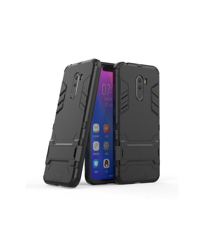 Coque Xiaomi Pocophone F1 Cool guard antichoc avec support intégré