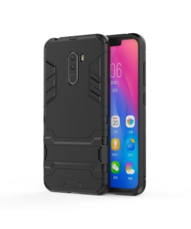 Coque Xiaomi Pocophone F1 Cool guard antichoc avec support intégré